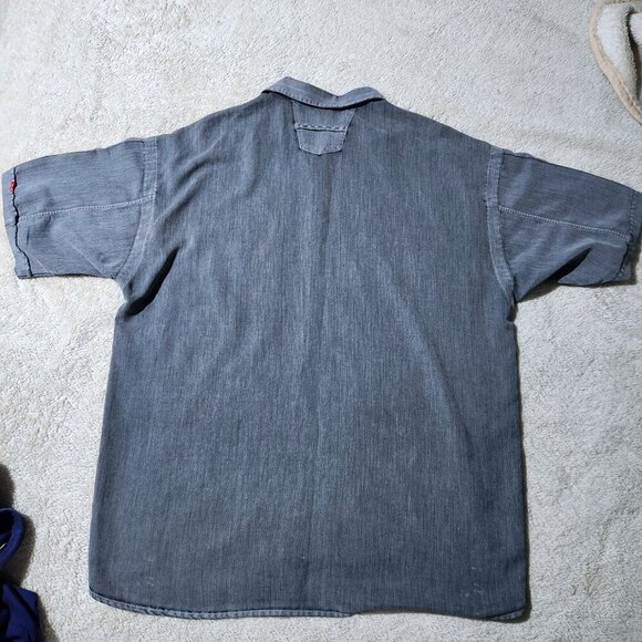 Vintage Signum Shirt Men's XL Lot of 2 Button Up Short Sleeve Front Pocket Retro - Picture 14 of 16